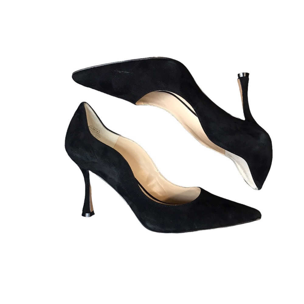 Brand: Vince camuto, size 9.5, black, suede, pumps